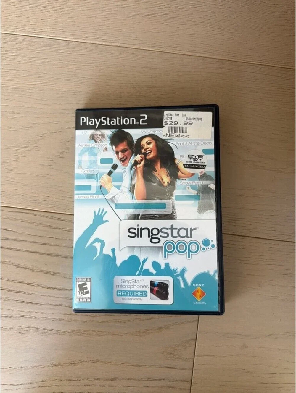 SingStar Pop for PlayStation 2 with SingStar Rocks Disc